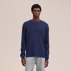 NN07 Jett L/S Tee Navy Blue - Parasol Store
