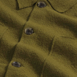 NN07 Jonas Boiled Wool Overshirt Firene