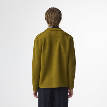 NN07 Jonas Boiled Wool Overshirt Firene - Parasol Store