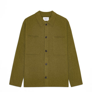 NN07 Jonas Boiled Wool Overshirt Firene