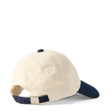 NN07 Logo Cap Raw Indigo