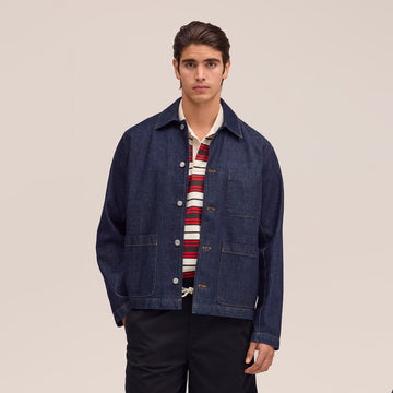 NN07 Morgan Jacket Raw Indigo - Parasol Store