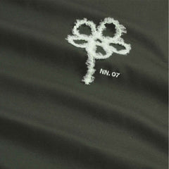 NN07 Pedro Embroidery Organic Cotton T-Shirt Dark Army - Parasol Store