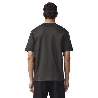 NN07 Pedro Embroidery Organic Cotton T-Shirt Dark Army