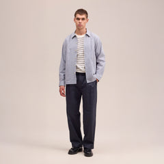 NN07 Reed Overshirt Stone Blue