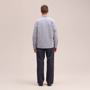 NN07 Reed Overshirt Stone Blue