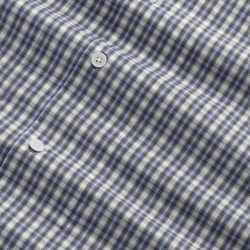 NN07 Reed Shirt Blue Check - Parasol Store