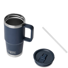 YETI  Rambler 20 Oz Travel Straw Mug Navy - Parasol Store