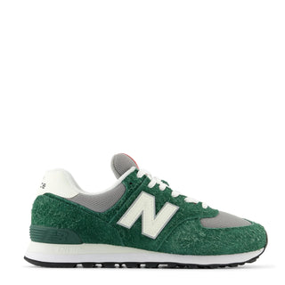 New Balance 574 Trainers Nightwatch Green / Sea Salt - Parasol Store