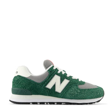 New Balance 574 Trainers Nightwatch Green / Sea Salt - Parasol Store