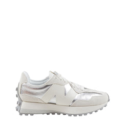 New Balance Womens 327 Shoes Silver Metallic / Sea Salt - Parasol Store