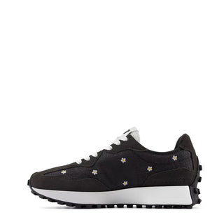 New Balance Womens 327 Trainer Black Cement / White - Parasol Store