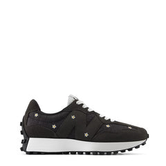 New Balance Womens 327 Trainer Black Cement / White - Parasol Store