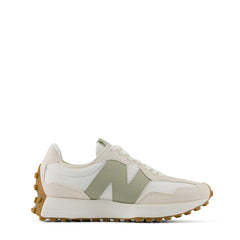 New Balance Womens 327 Trainer Linen / Sea Salt / Olivine - Parasol Store
