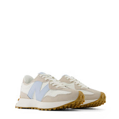 New Balance Womens 327 Trainer Timberwolf / Sea Salt / Light Chrome Blue - Parasol Store