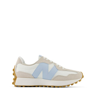 New Balance Womens 327 Trainer Timberwolf / Sea Salt / Light Chrome Blue - Parasol Store