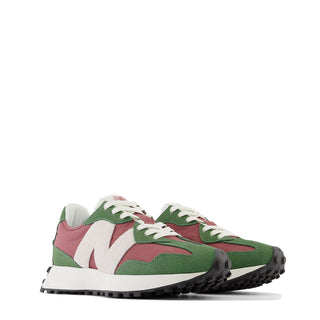 New Balance Womens 327 Trainers Nori / Washed Burgundy