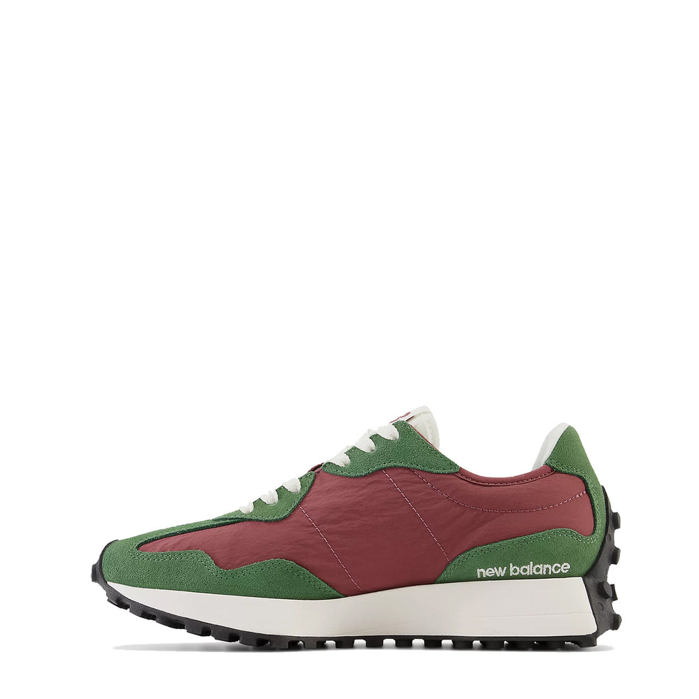 New Balance Womens 327 Trainers Nori / Washed Burgundy
