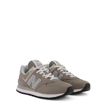 New Balance Womens 574 Core Shoes Grey / White