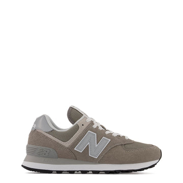 New Balance Womens 574 Core Shoes Grey / White