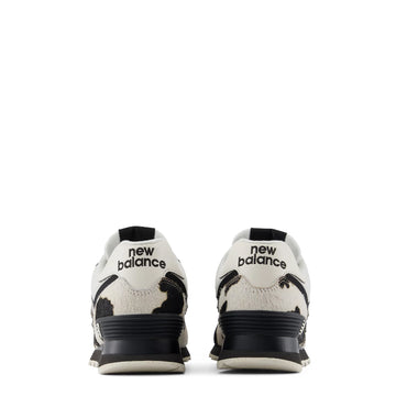 New Balance Womens 574 Trainer Black / Linen