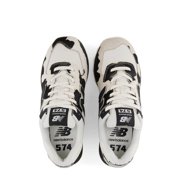 New Balance Womens 574 Trainer Black / Linen