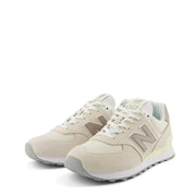 New Balance Womens 574 Trainers Linen / Light Mushroom - Parasol Store