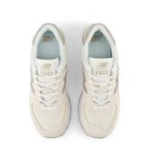 New Balance Womens 574 Trainers Linen / Light Mushroom - Parasol Store