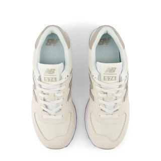 New Balance Womens 574 Trainers Linen / Light Mushroom - Parasol Store