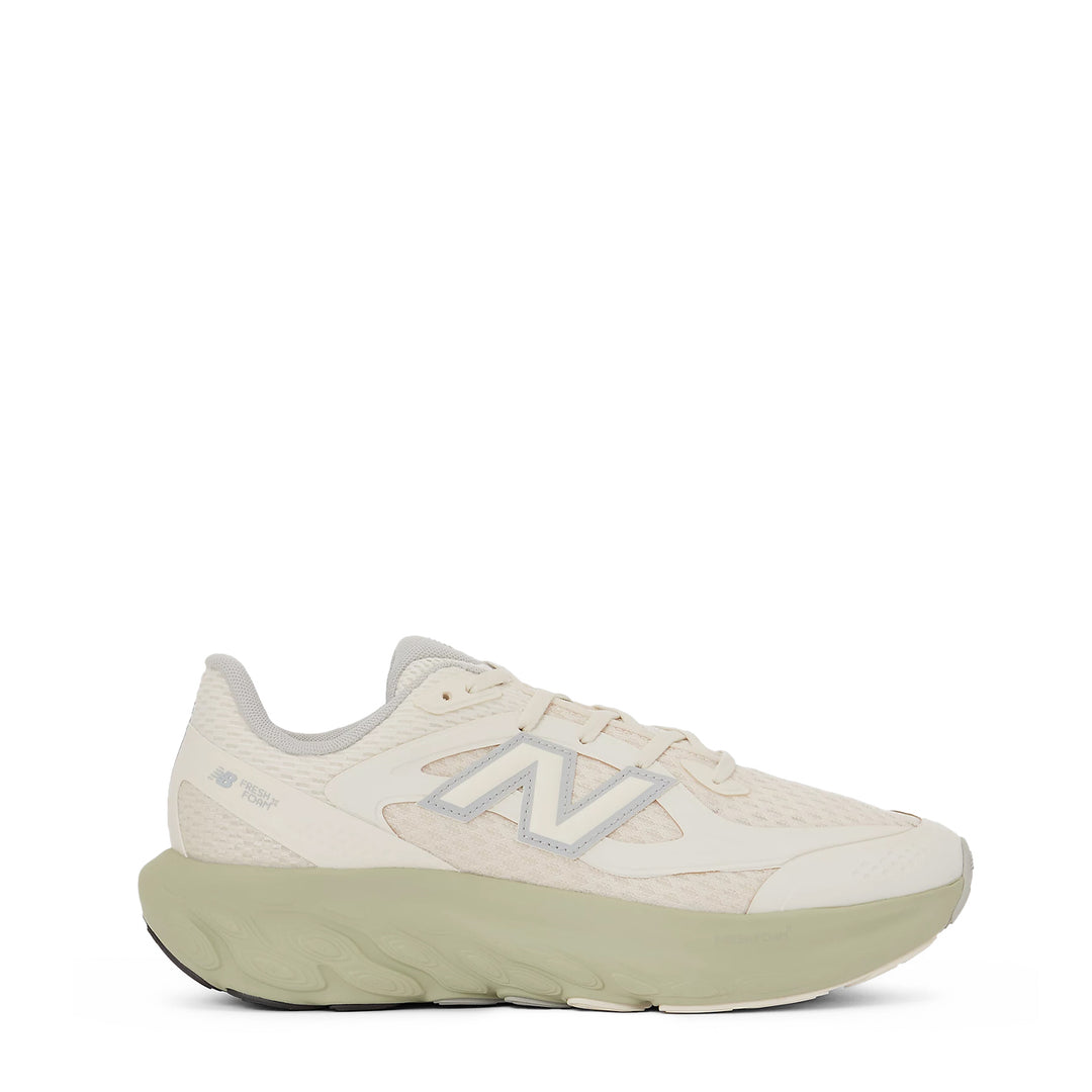 New Balance Womens Fresh Foam Trainer Linen / Olivine - Parasol Store