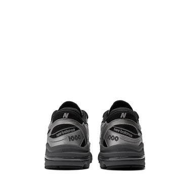 New Balance Womens M1000 Trainer Silver Metallic / Green - Parasol Store