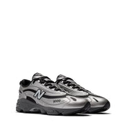 New Balance Womens M1000 Trainer Silver Metallic / Green - Parasol Store