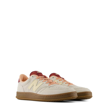 New Balance Womens T500 Shoes Timberwolf / Ashwood / Peach Nectar - Parasol Store