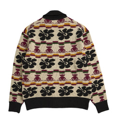 Nicholas Daley Hibiscus Cardigan Rice White