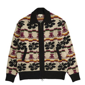 Nicholas Daley Hibiscus Cardigan Rice White
