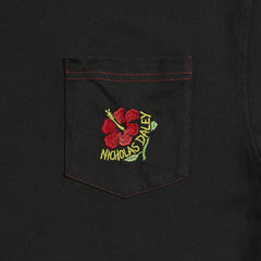 Nicholas Daley Hibiscus Tee Black