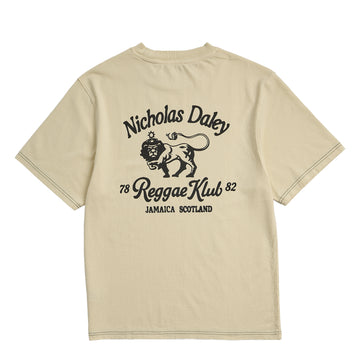 Nicholas Daley Lion Tee Rice White