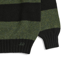 Nicholas Daley Striped Jumper Black / Green
