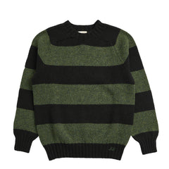 Nicholas Daley Striped Jumper Black / Green