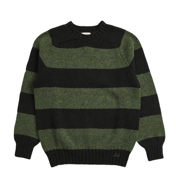 Nicholas Daley Striped Jumper Black / Green