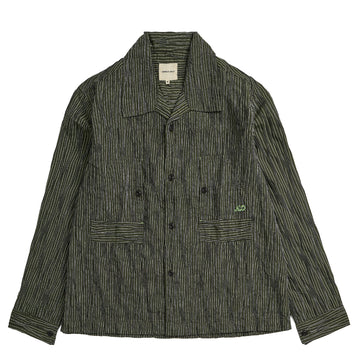 Nicholas Daley Tucked Dobby Stripe Shirt Green