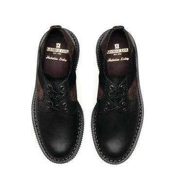 Nicholas Daley x George Cox Rebel Derby Shoe Black
