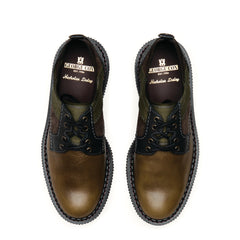 Nicholas Daley x George Cox Rebel Derby Shoe Olive