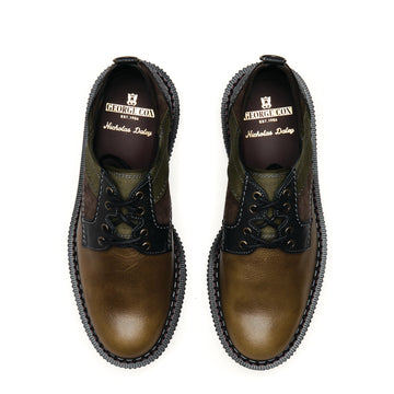 Nicholas Daley x George Cox Rebel Derby Shoe Olive