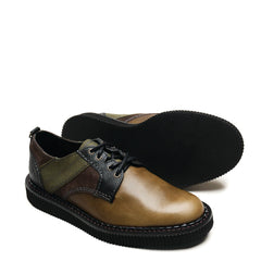 Nicholas Daley x George Cox Rebel Derby Shoe Olive