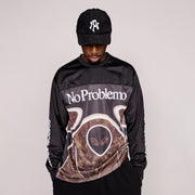 No Problemo Alien L/S Moto Shirt Black - Parasol Store