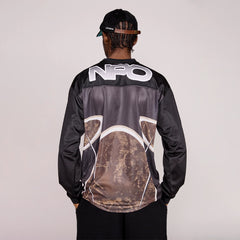 No Problemo Alien L/S Moto Shirt Black - Parasol Store