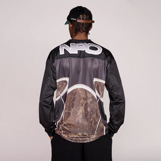 No Problemo Alien L/S Moto Shirt Black - Parasol Store