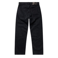 No Problemo Double Knee Denim Pants Black - Parasol Store