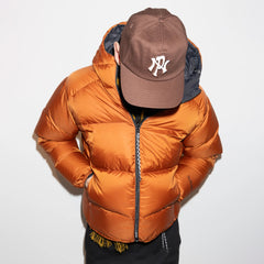 No Problemo Down Puffer Jacket Orange